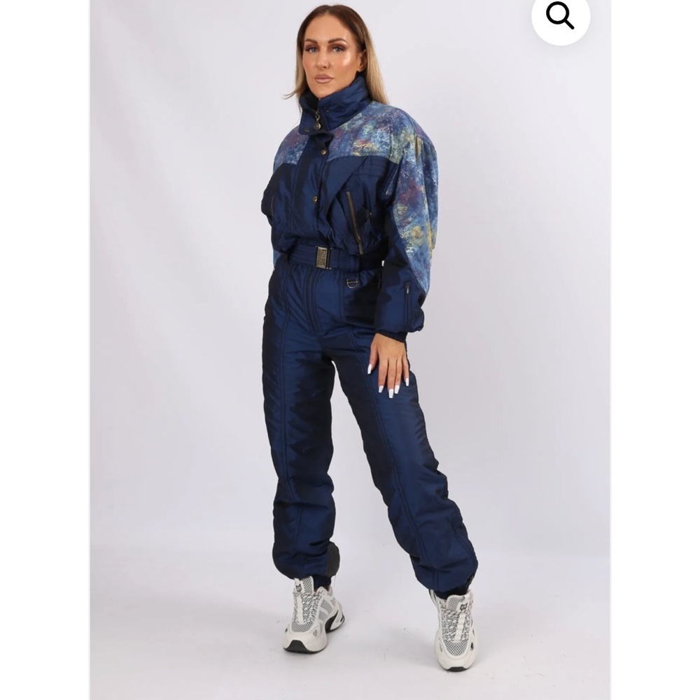 Descente Vintage 90’s Printed Ski Suit Size 8